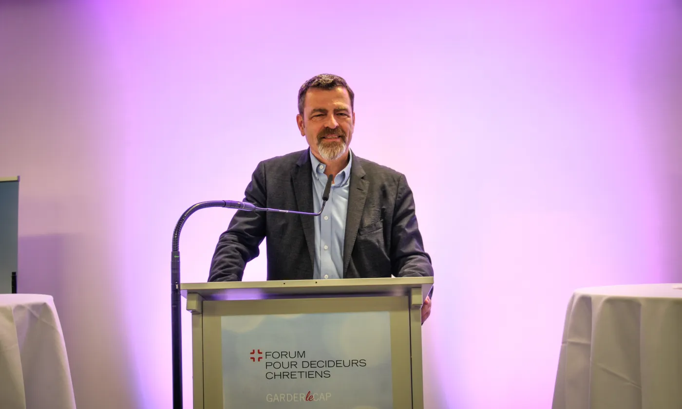©DR / Roland Decorvet au Forum romand pour décideurs chrétiens 
